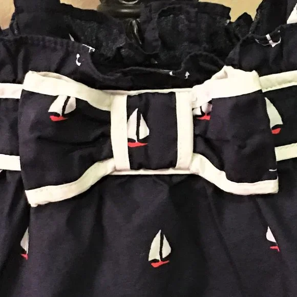 JANIE AND JACK Sailboat and Anchor Top 6-12Months - Picture 3 of 10